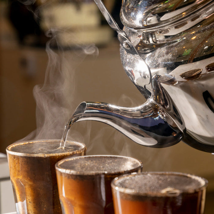 specialty green coffee cupping at the crown