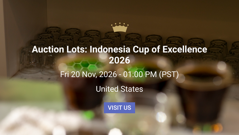 Auction Lots: Indonesia Cup of Excellence 2026