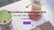 Gift Certificate Holiday Season 2026